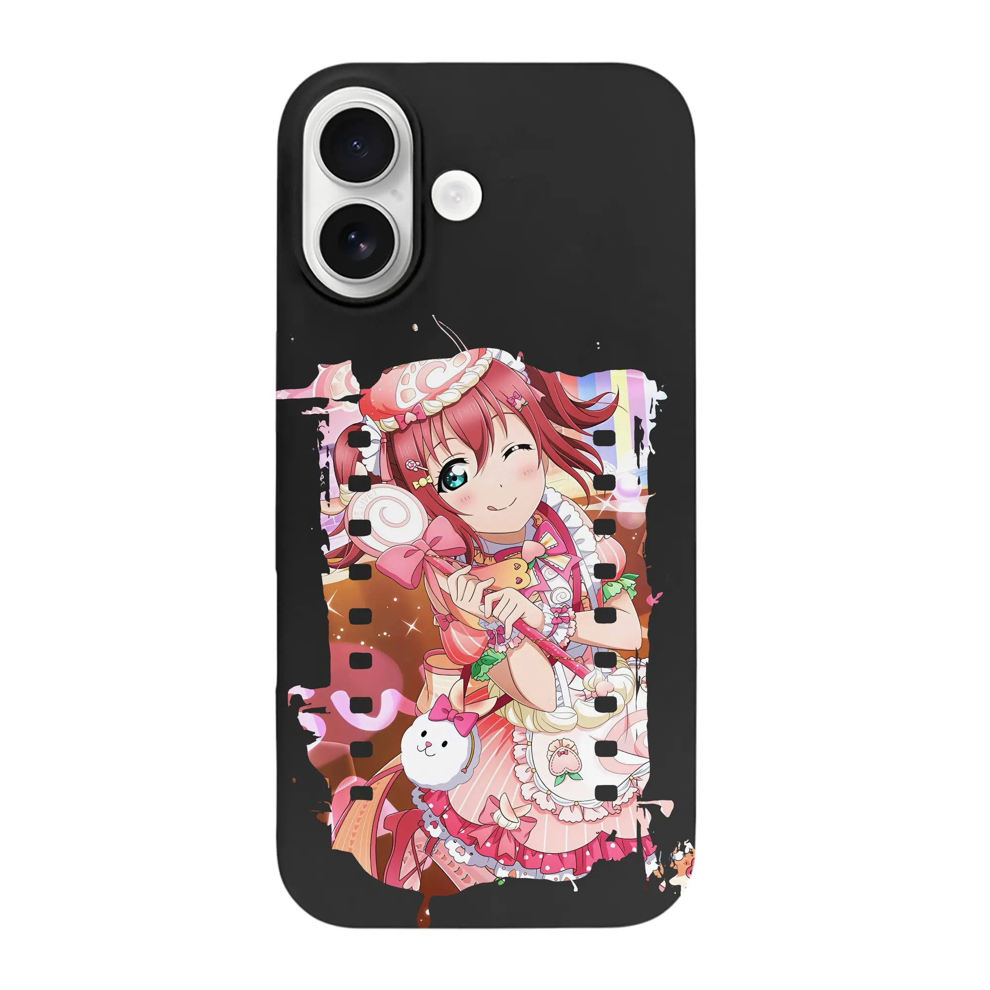 Love Live! グッズ,黒澤ルビィ - iPhone 17 シリーズ シリコンケース 薄型 耐衝撃 指紋防止 ソフトタッチカバー 精密フィット 傷防止 保護ケース iPhone 17/17 Air/17 Pro/17 Pro Max 対応